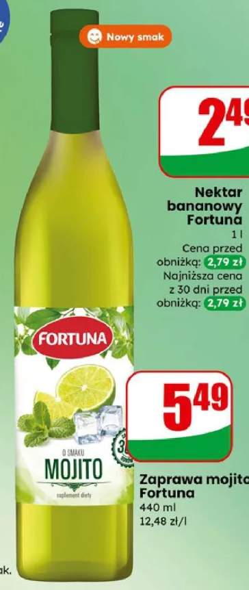 Nektar bananowy Fortuna