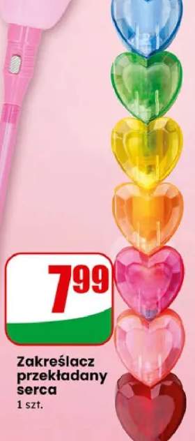 Zakreślacz przekładany serca