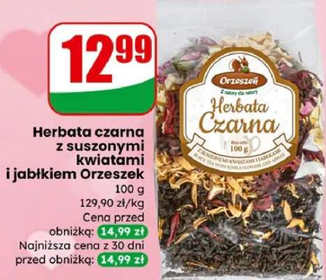 Herbatka czarna z suszonymi kwiatami i jabłkiem
