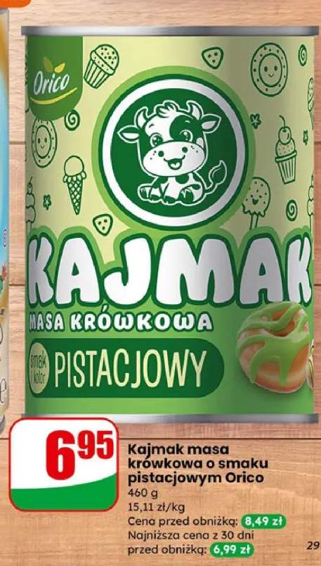 Masa krówkowa o smaku pistacjowym