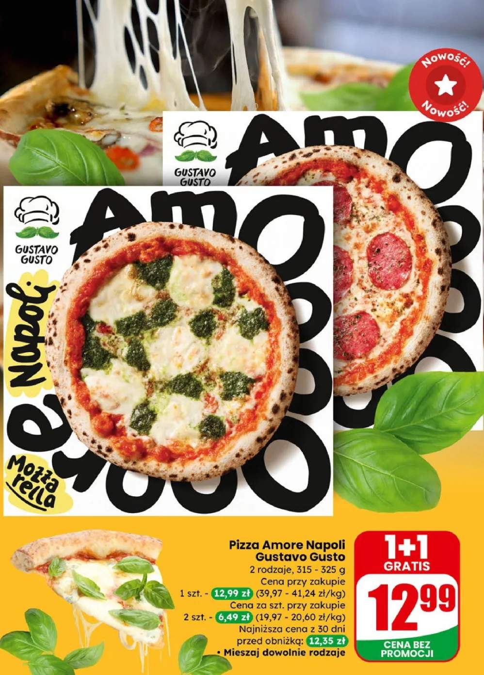 Pizza Amore Napoli 2 rodzaje