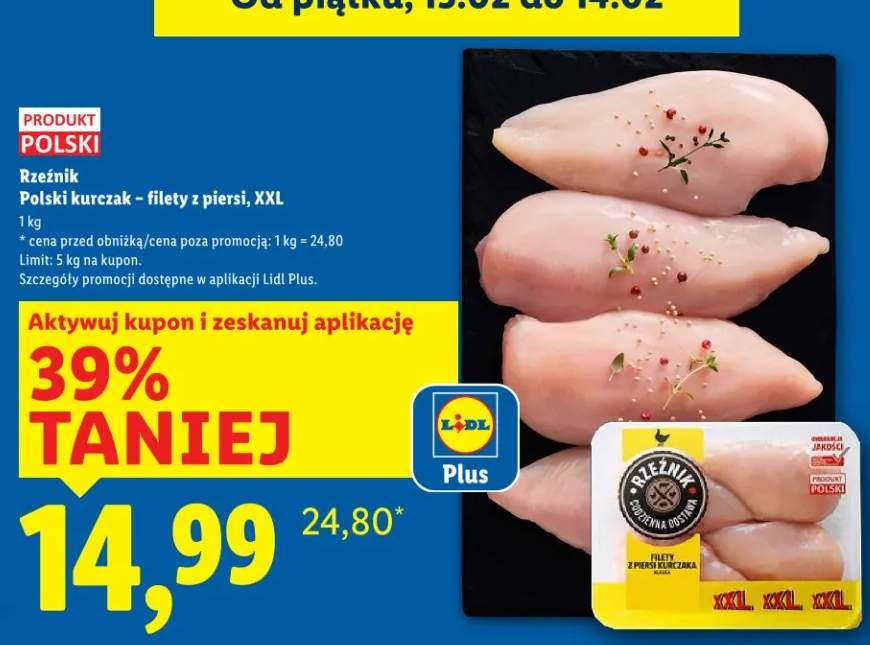 Filet z piersi kurczak XXL