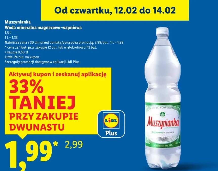 Woda mineralna magnezowo-wapniowa