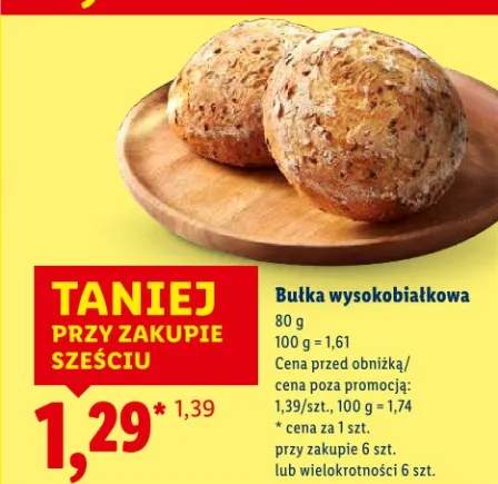 Bułka wysokobiałkowa