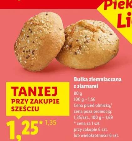 Bułka ziemniaczana z ziarnami