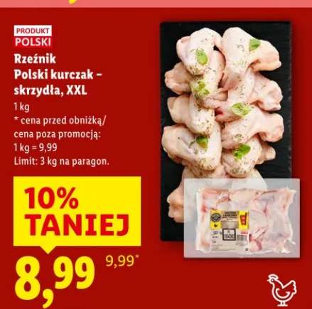 Rzeźnik Polski kurczak - skrzydła XXL