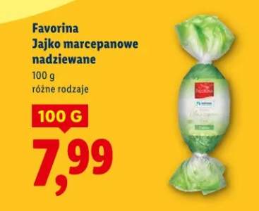 Jajko marcepanowe nadziewane