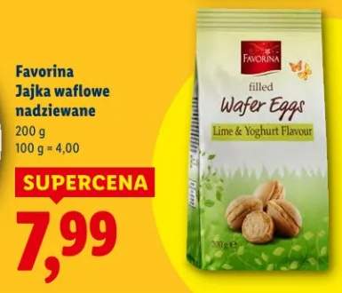 Jajka waflowe nadziewane