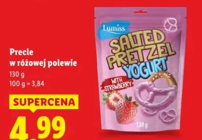 Precle w różowej polewie