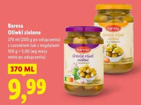 Oliwki zielone z czosnkiem