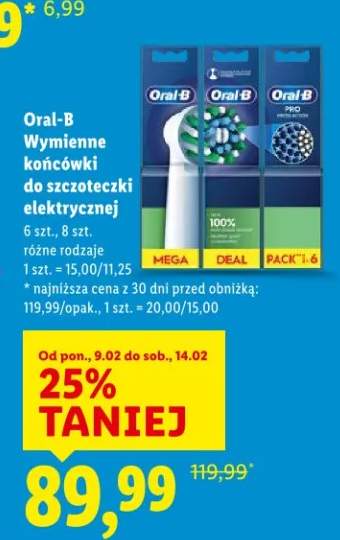 Wymienne końcówki do szczoteczki elektrycznej