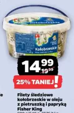 Filety śledziowe kołobrzeskie w oleju z pietruszką i papryką