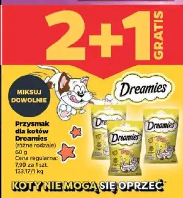 Przysmak dla kotów, różne rodzaje 2+1 GRATIS
