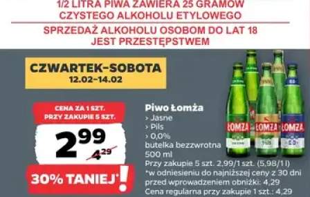 Piwo Łomża 0,0%