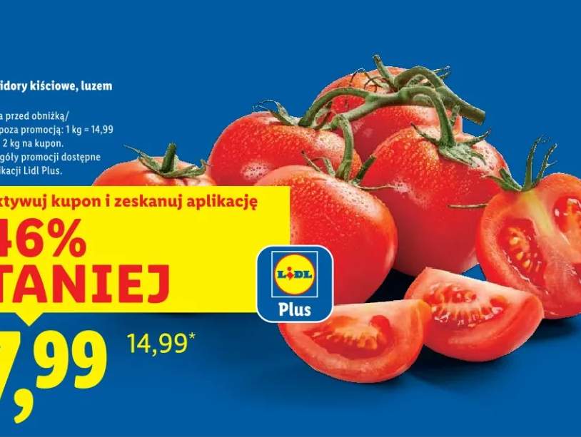 Pomidory kiściowe, luzem