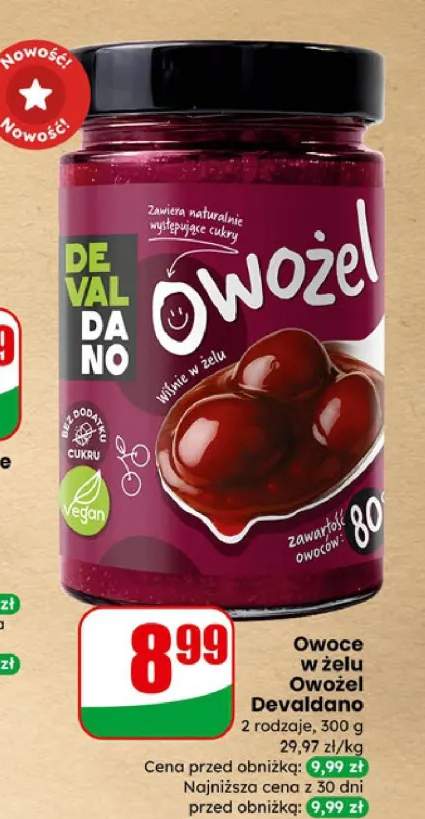 Owoce w żelu owożel