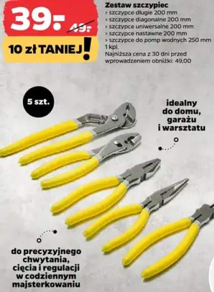 zestaw szczypiec