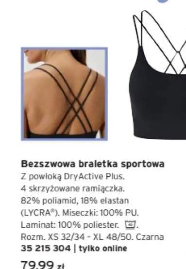 biustonosz sportowy