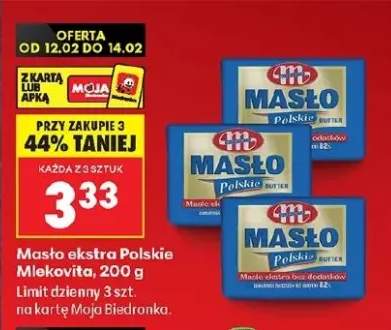 Masło ekstra polskie 