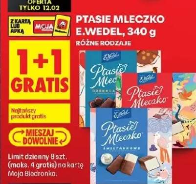 Ptasie mleczko różne rodzaje
