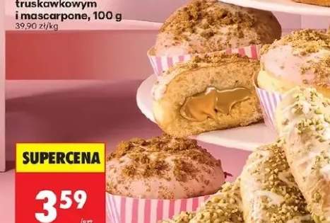 Pączek z nadzieniem z ciasteczek korzennych