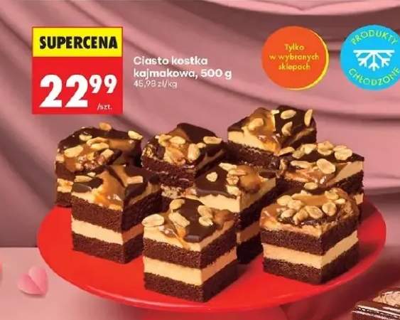 Ciasto kostka kajmakowa