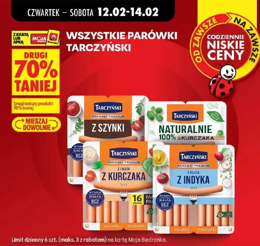 Parówki premium z szynki