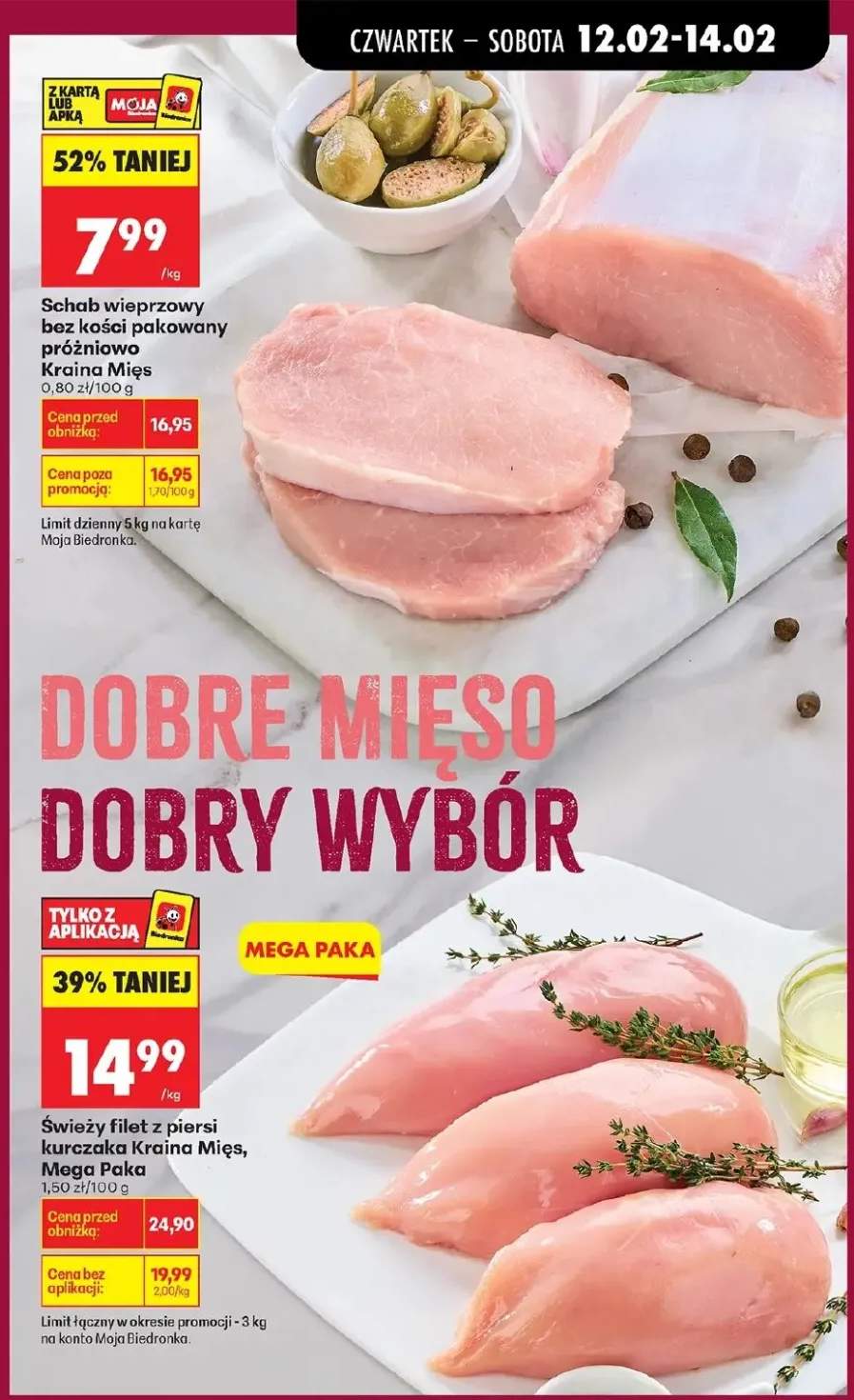 Świeży filet z piersi kurczaka Mega Paka