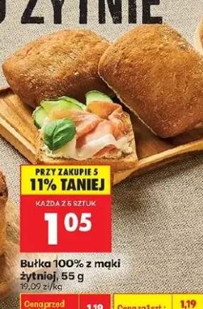 Bułka 100% z mąki żytniej