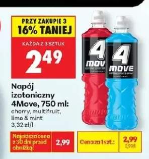 Napój izotoniczny cherry