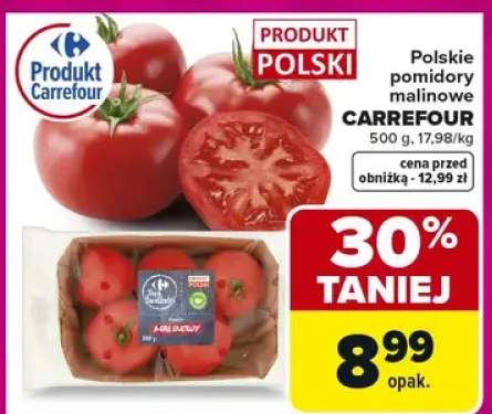 Polskie pomidory malinowe CARREFOUR