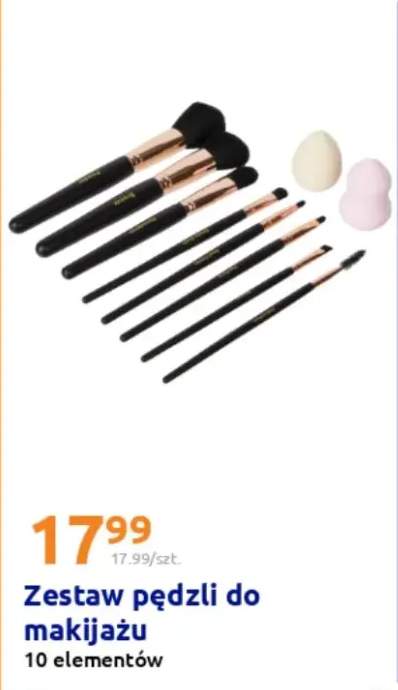 Zestaw pędzli do makijażu