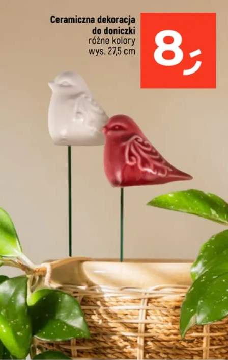 Ceramiczna dekoracja do doniczki