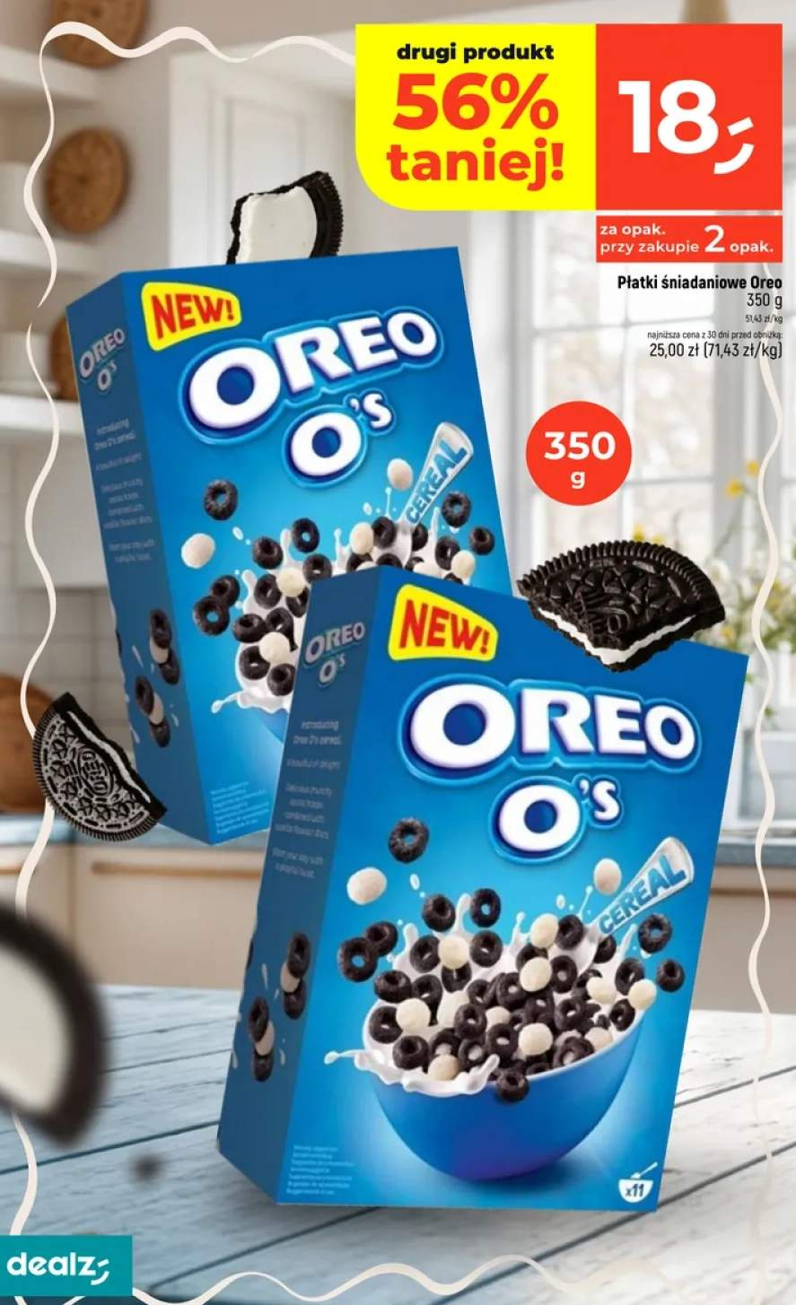 Płatki śniadaniowe Oreo O's