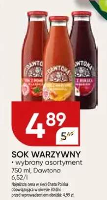 Sok warzywny wybrany asortyment