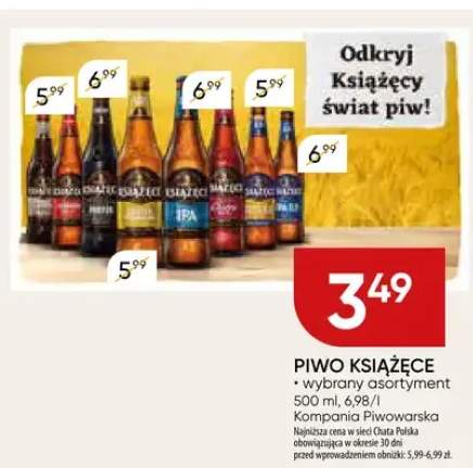 Piwo KSIĄŻĘCE wybrany asortyment