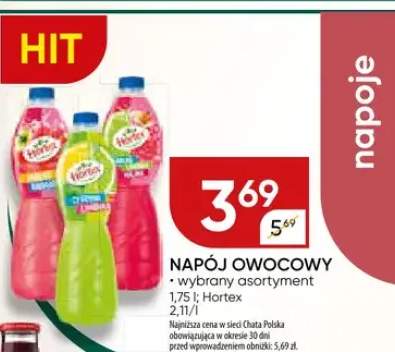 Napój owocowy wybrany asortyment