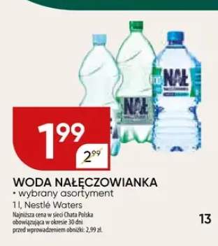 Woda NAŁĘCZOWIANKA wybrany asortyment