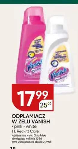 Odplamiacze w żelu Vanish