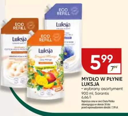 Mydło w płynie Luksja