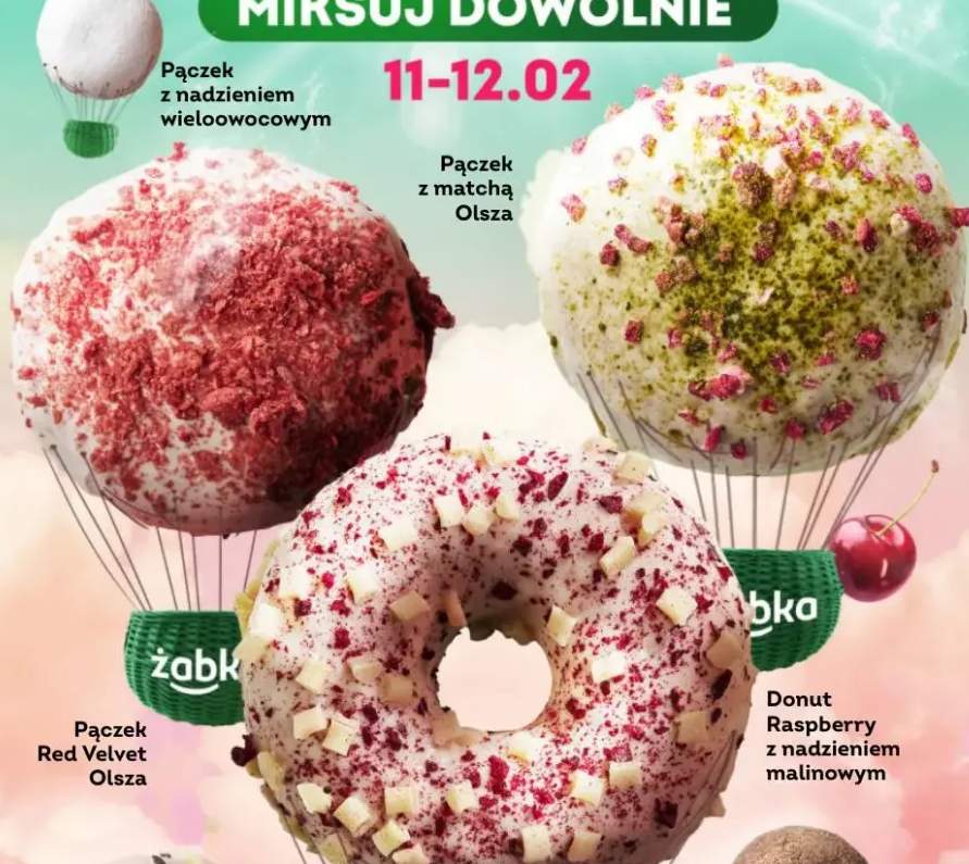 Pączek z nadzieniem wieloowocowym