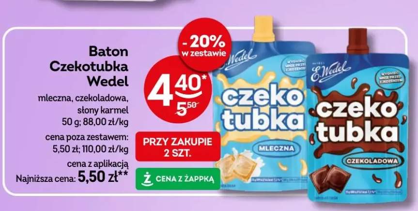 Baton Czekotubka czekoladowa