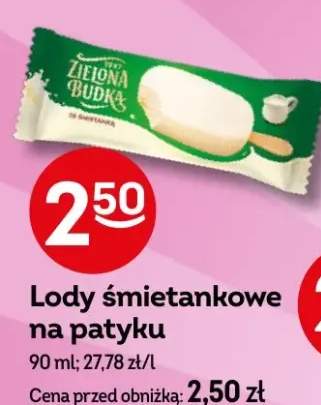 Lody śmietankowe na patyku