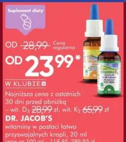 Witaminy w postaci łatwo przyswajalnych kropli 20 ml