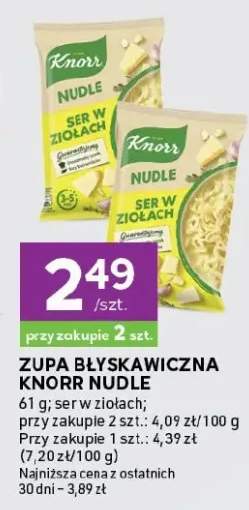 Zupa błyskawiczna nudle