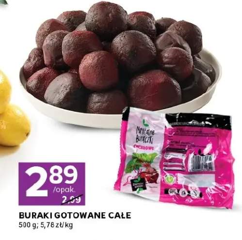 Buraki gotowane całe