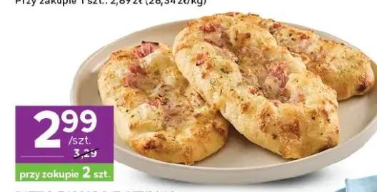 Pizza bianca z szynką