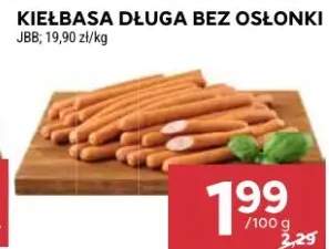 Kiełbasa długa bez osłonki