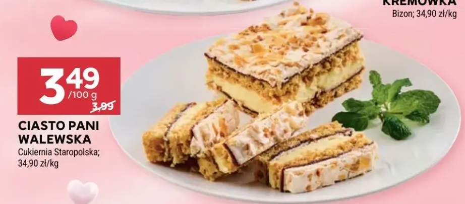 Ciasto pani walewska