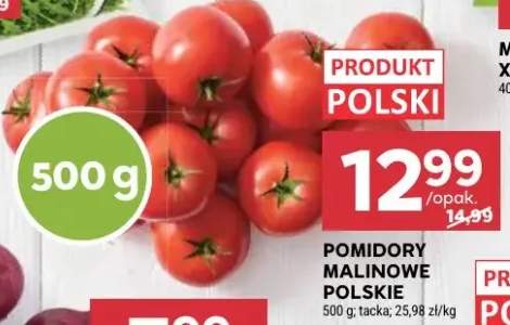 Pomidory malinowe polskie